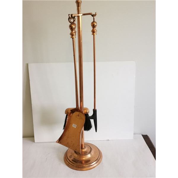 Copper Fireplace Tools