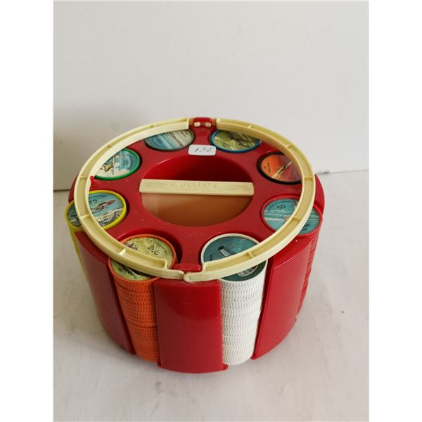Airplane Jello Chips – FULL SET w/ Holder