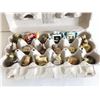 Image 1 : Vintage Red Rose Tea Figurines, (3) Mini Teapots