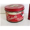Image 2 : (2) Vintage Tobacco Tins – Tuckets 25 cent & Velvet