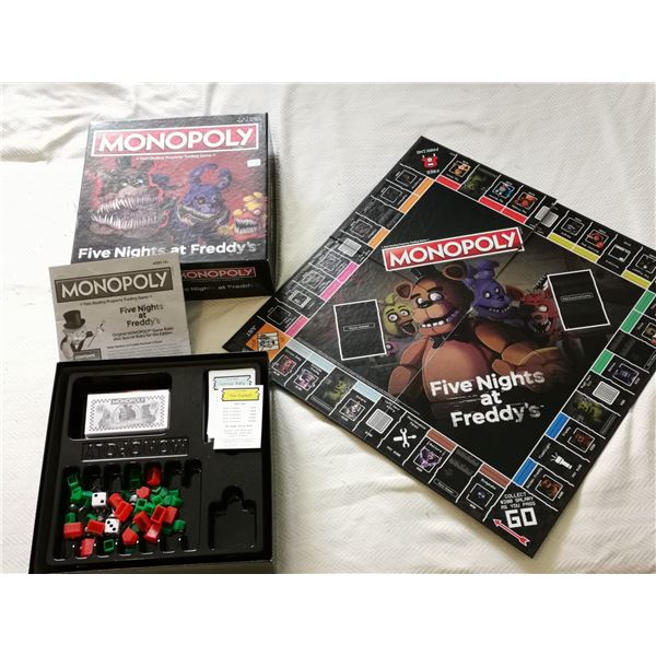 Five Nights at Freddy’s Monopoly Board Game