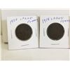 Image 2 : (6) Canada Large Pennies – 1859, 1882-H, 1916, 1917, 1918, 1920