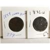 Image 2 : (6) Canada Large Pennies – 1859, 1882-H, 1901, 1904, 1911, 1912