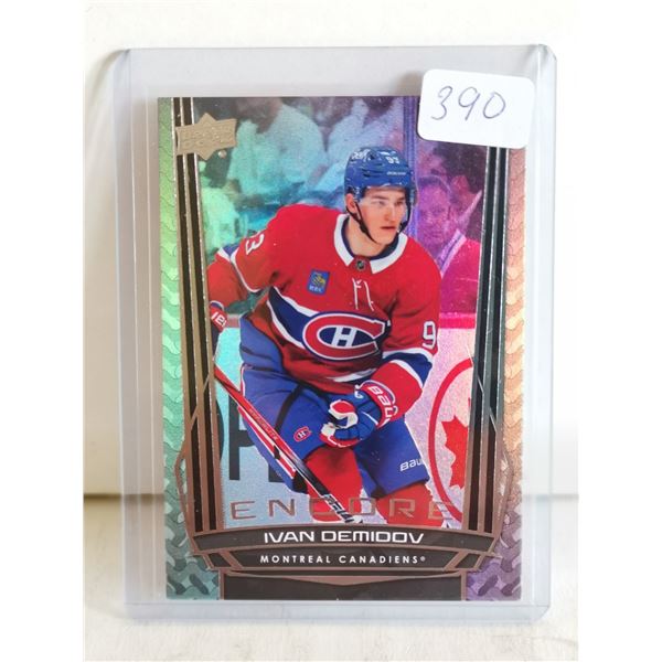 2025-26 NHL UD Series 1 Ivan Demidov Encore Insert #E-36