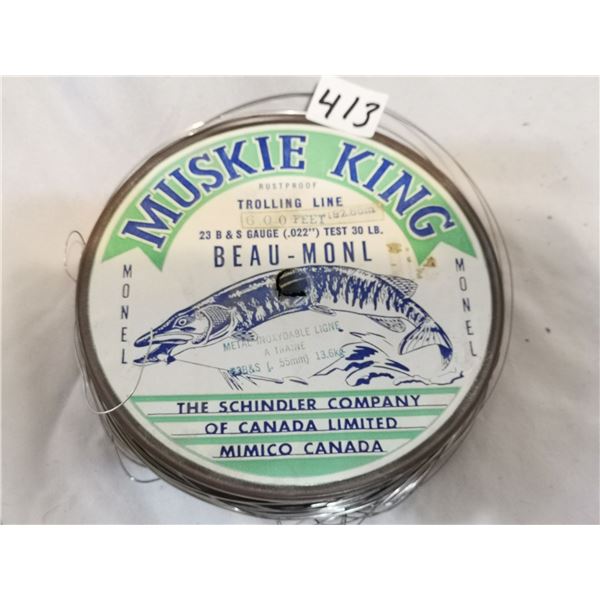 Vintage Muskie King Trolling Line – Made in Canada