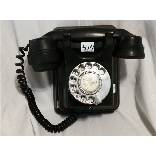 Vintage Rotary Dial Wall Phone