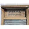 Image 2 : Vintage “Pearl” Glass & Wood Washboard