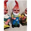 Image 3 : (3) Vintage Zeho German Rubber Gnome Figurines
