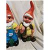 Image 4 : (3) Vintage Zeho German Rubber Gnome Figurines