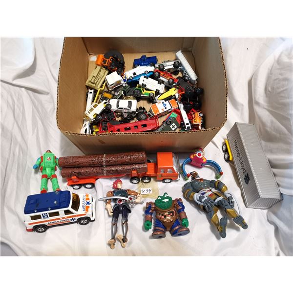 Lare lot of Toys – Action Figures, Cars.