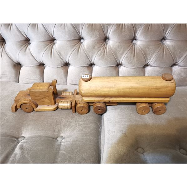 Large Wooden Tanker Truck