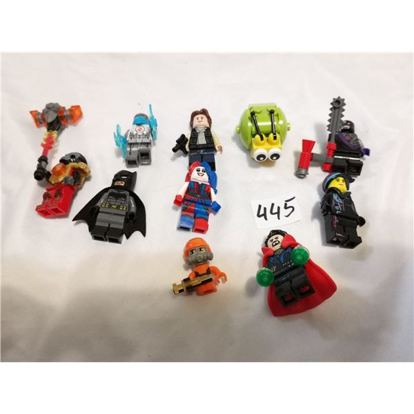 10 Lego Figurines, Joker, Batman