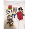 Image 1 : Toy Lot, Funko Pop, Rubics Cube, Peggy Nisbet Doll