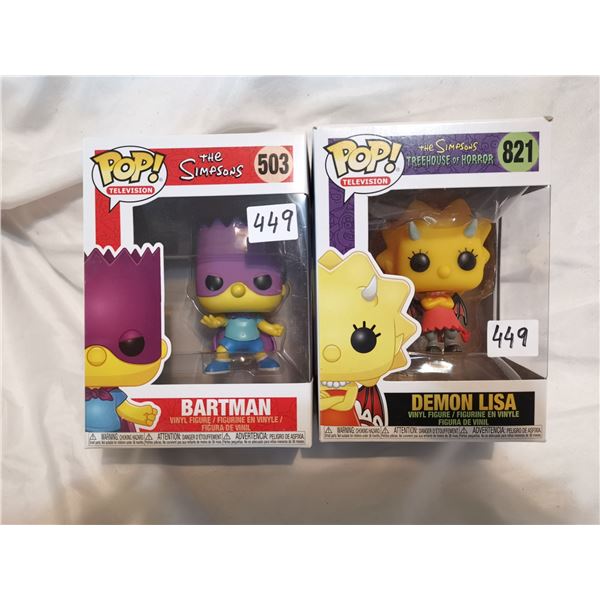 The Simpsons Demon Lisa, Bartman Figurines