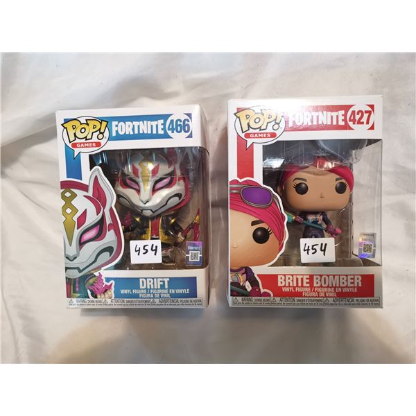Fortnite Drift and Brite Bomber Funko Pop