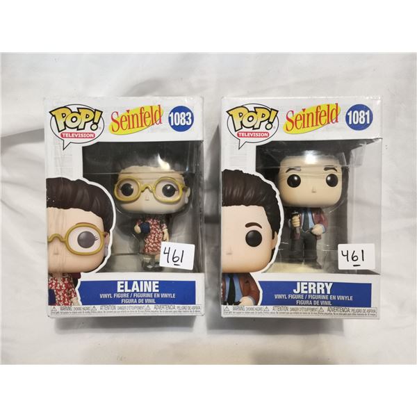 Seinfeld Elaine and Terry Funko Pops