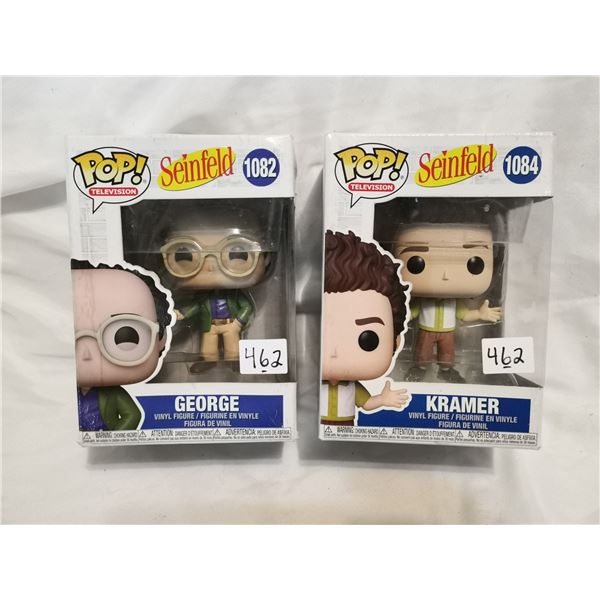 Seinfeld George and Kramer Funko Pops