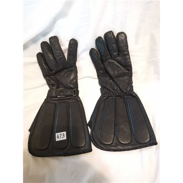 Leather Ladies Motorcycle Gloves