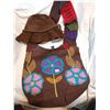 Image 1 : Hippy Lot, 1960's Hat, Large Cloth Purse