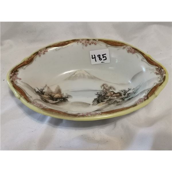 Japanese Mt. Fuji Hand-painted Dish