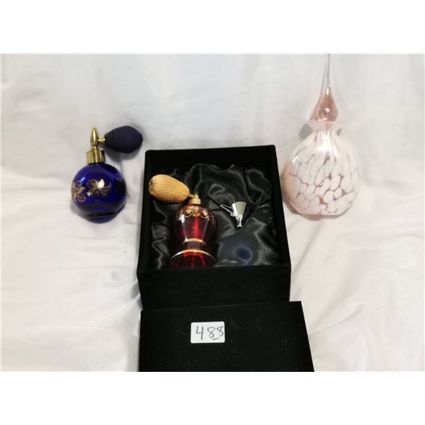 Three Perfume Bottles