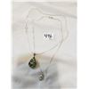 Image 1 : Two Necklaces with Pendants, one is Sterling