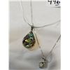 Image 2 : Two Necklaces with Pendants, one is Sterling