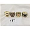 Image 1 : Four NHL Men's Rings