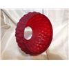 Image 3 : Red glass cover for oil lamp