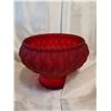 Image 4 : Red glass cover for oil lamp
