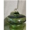 Image 4 : Unknown green carnival glass item