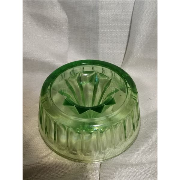 Two uranium glass pieces