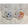 Image 1 : Two snoopie fire king cups