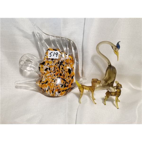 Glass animal lot