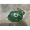 Image 2 : Green bunny on the nest glass dish