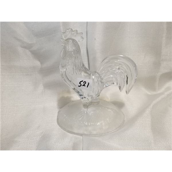 Glass rooster