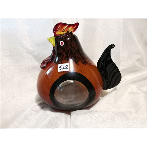 Blown glass large chicken