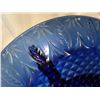 Image 4 : French blue glass candy nut dish