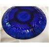 Image 6 : French blue glass candy nut dish