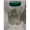 Image 2 : Three glass bear jars