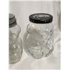 Image 4 : Three glass bear jars
