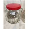 Image 2 : Two larger bear glass jars