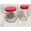 Image 4 : Two larger bear glass jars