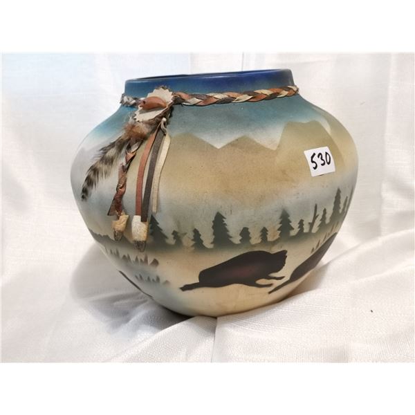 Native style vase bowl