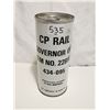 Image 1 : Rare CP rail oil tin can, black white, full
