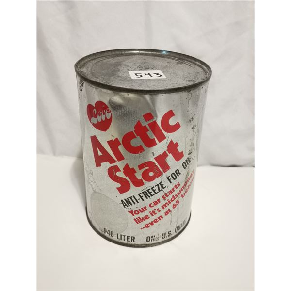 Love arctic start full anti-freeze tin can