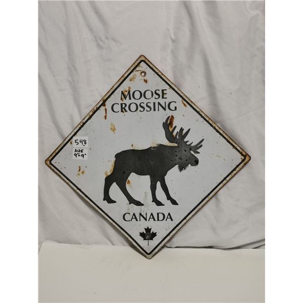 Mosse crossing park tin sign
