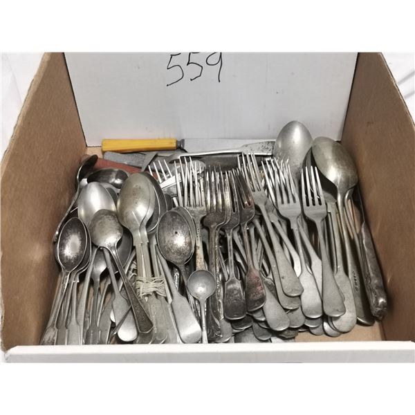 Set of old cutlery