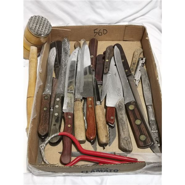 Set of old knives