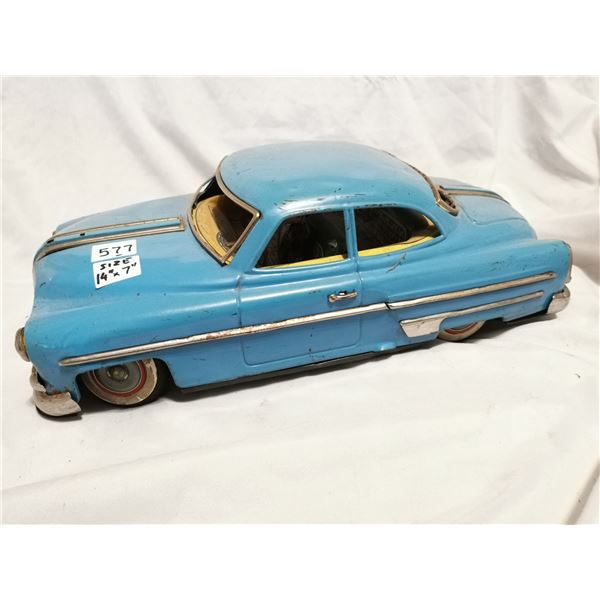 Large buick tin car